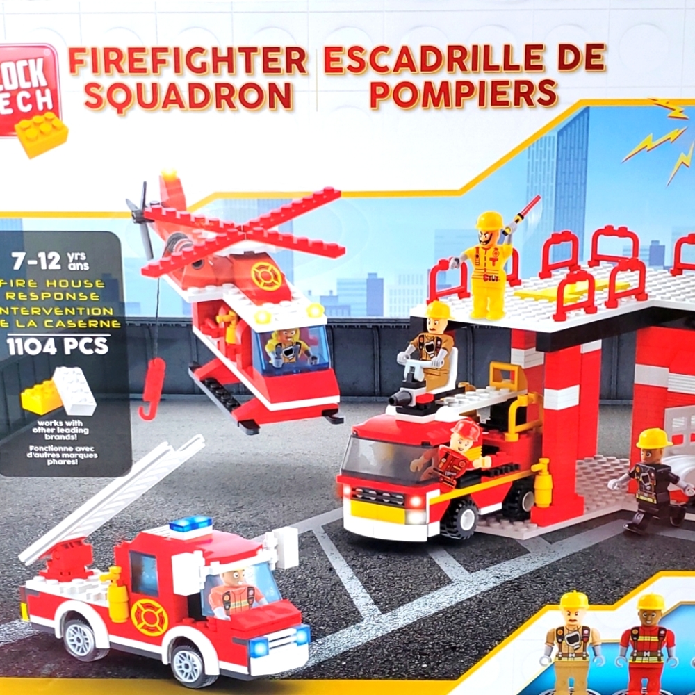 New firefighters block tech lego set age 7 to 12